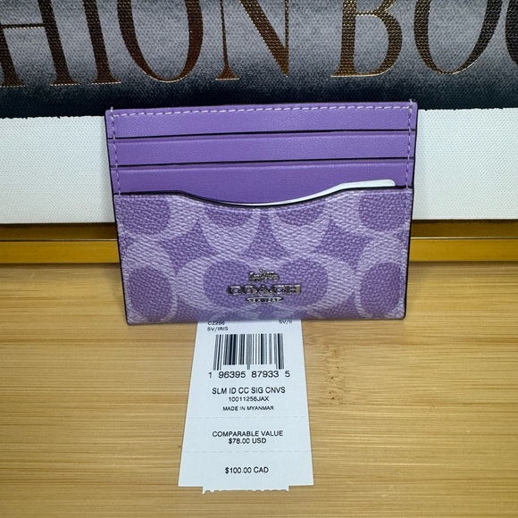 Coach Lavender Card Holder- sold out - Picture 1 of 2